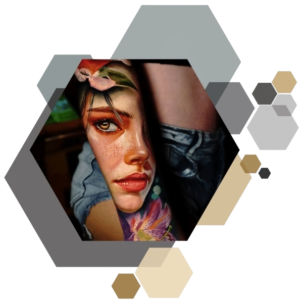 Bosphorus Ink stüdyosunda çalışan profesyonel dövme sanatçısı