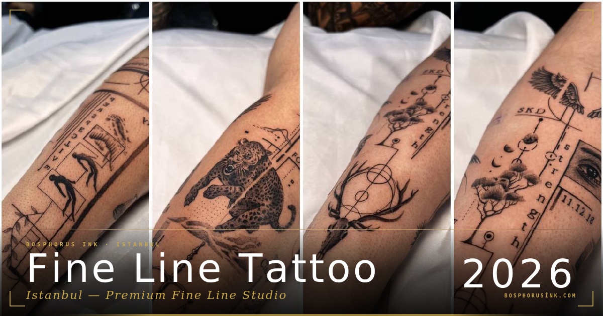 Fine Line Tattoo Istanbul 2026 | Bosphorus Ink