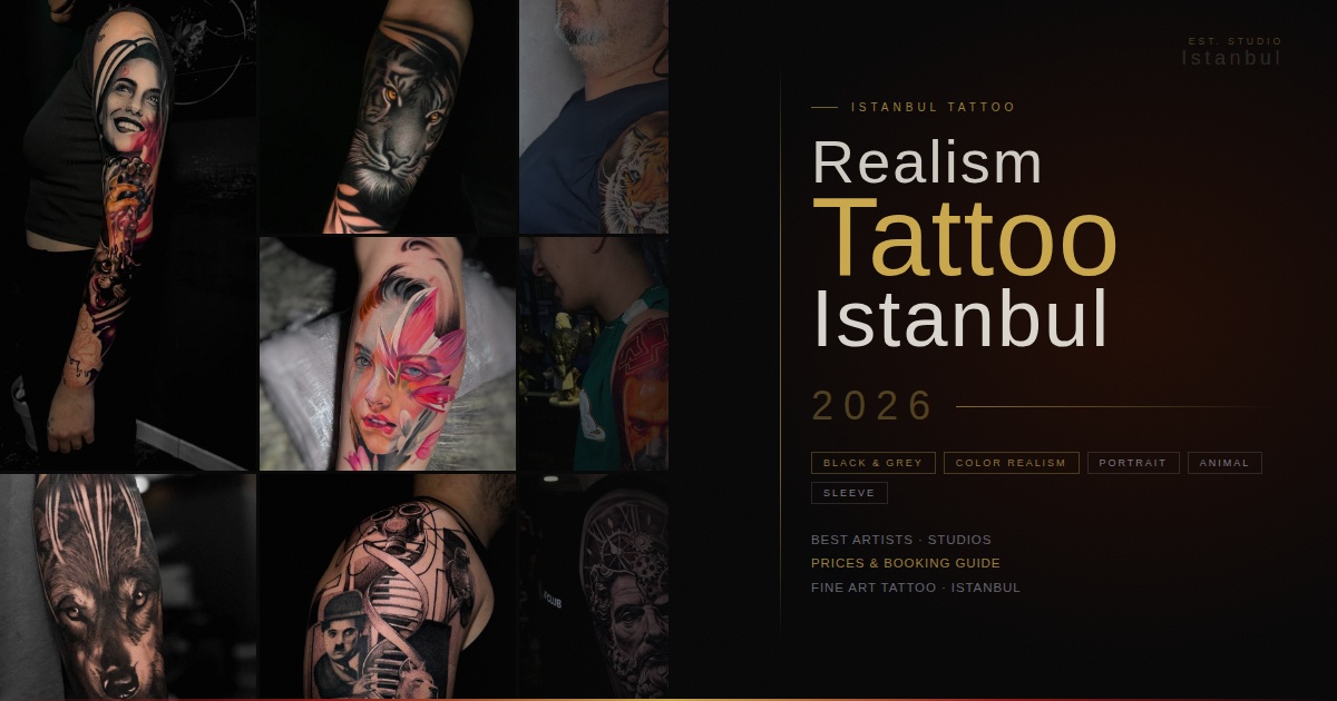 Realism Tattoo Istanbul 2026 | Gerçekçi Dövme Fiyatları
