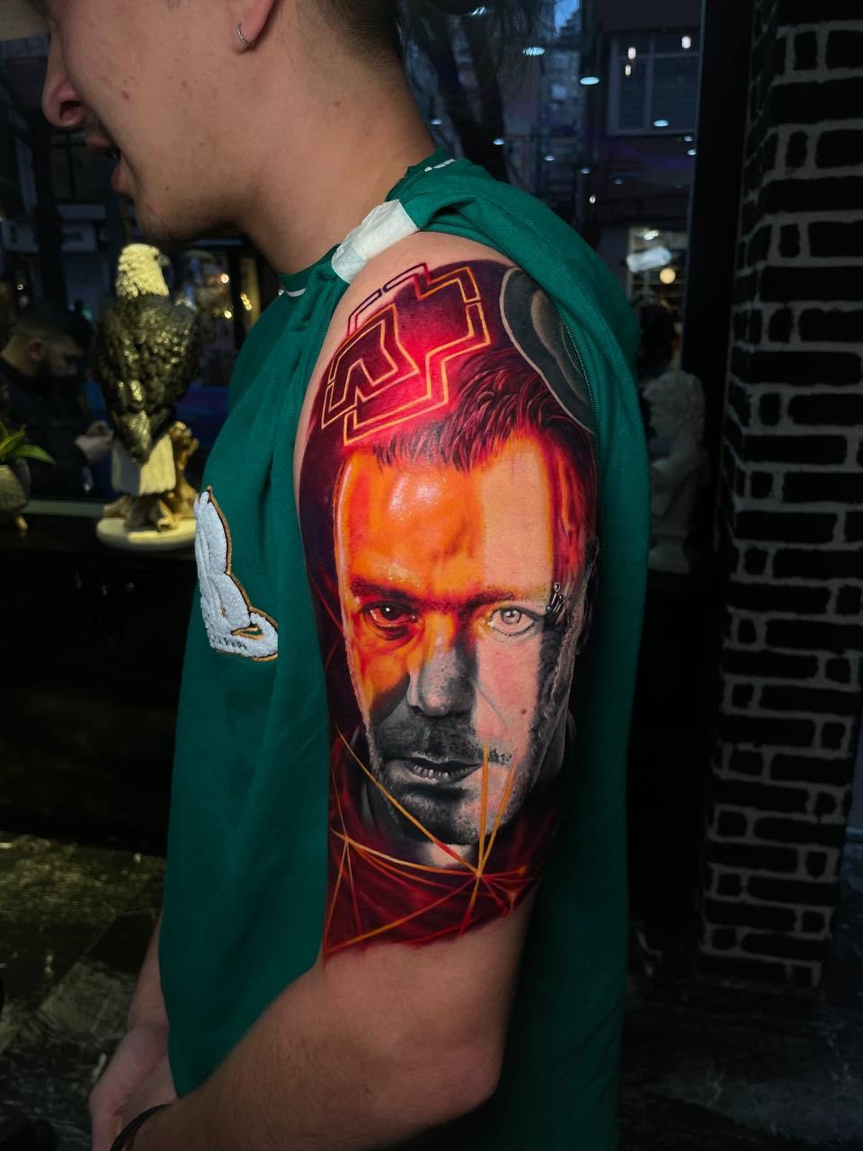 Realistic portrait tattoo work Istanbul Bosphorus Ink