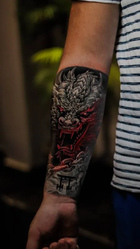 Japon d&ouml;vme sanatı &ccedil;i&ccedil;ek motifi Bosphorus Ink