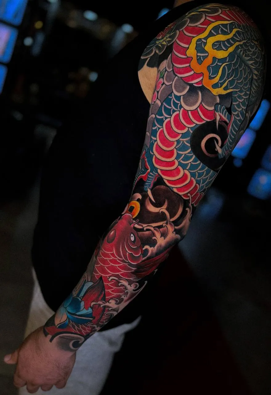 Japanisches Irezumi Tattoo Beispiel Istanbul