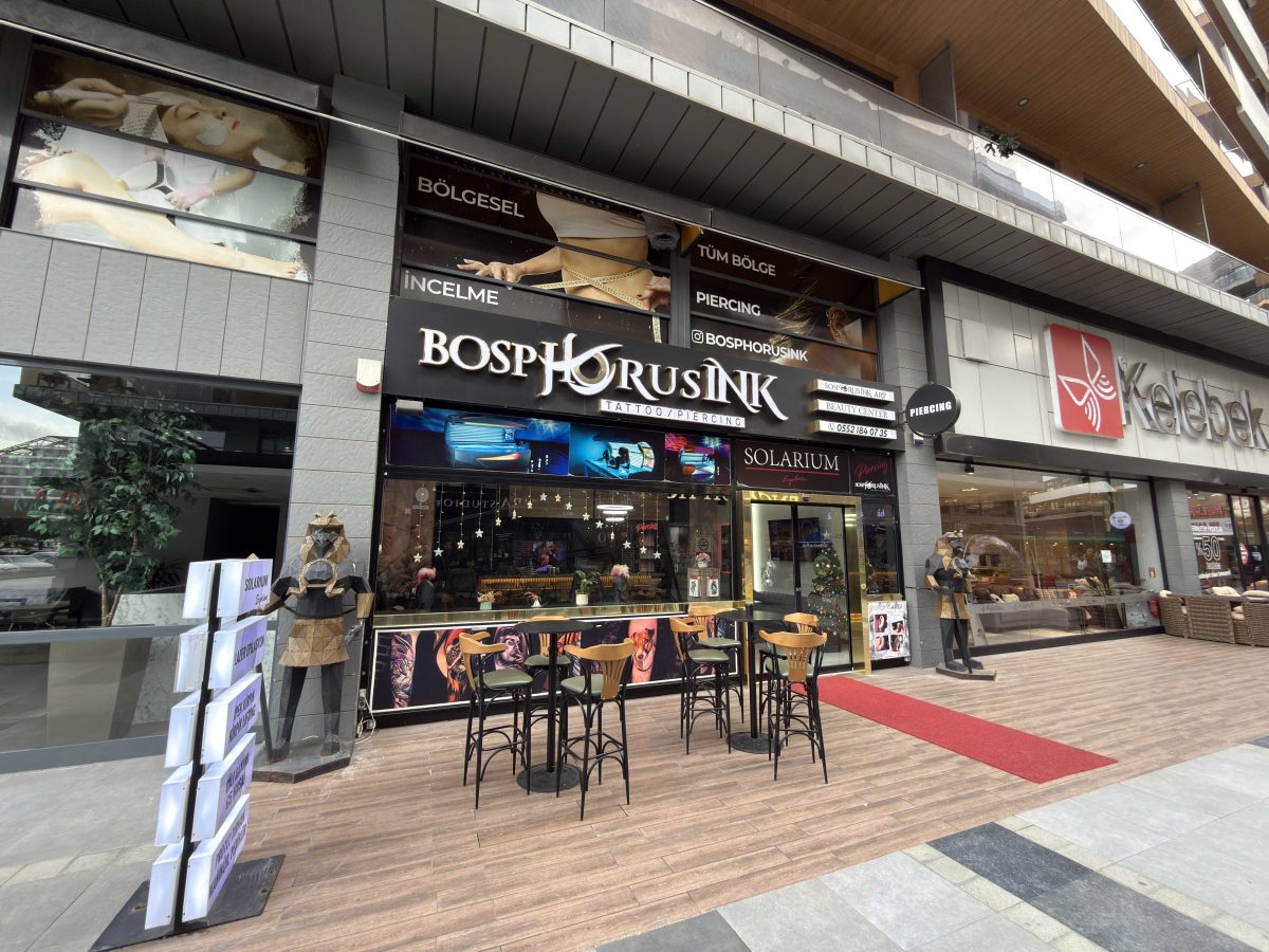 Bosphorus Ink Pendik dövme stüdyosu dış görünüm - Lens İstanbul AVM