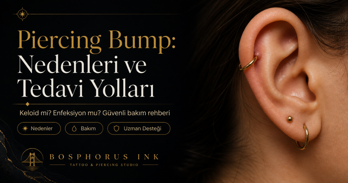 Piercing bump nedenleri ve güvenli bakım rehberi