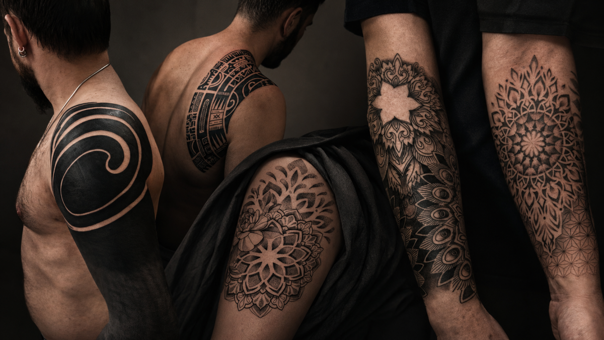Was ist Blackwork und Dotwork Tattoo? Ein Stil-Guide