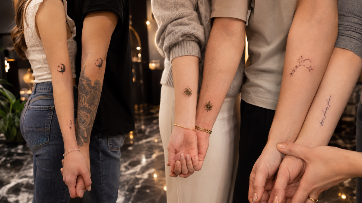 Partner-Tattoo Ideen: Bedeutungsvolle und elegante Kombinationen
