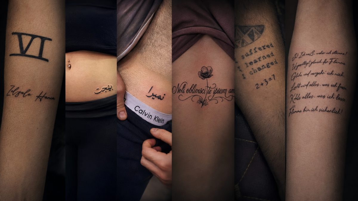 Schrift-Tattoos in Istanbul: Fonts, Arabische und Osmanische Kalligrafie 2026