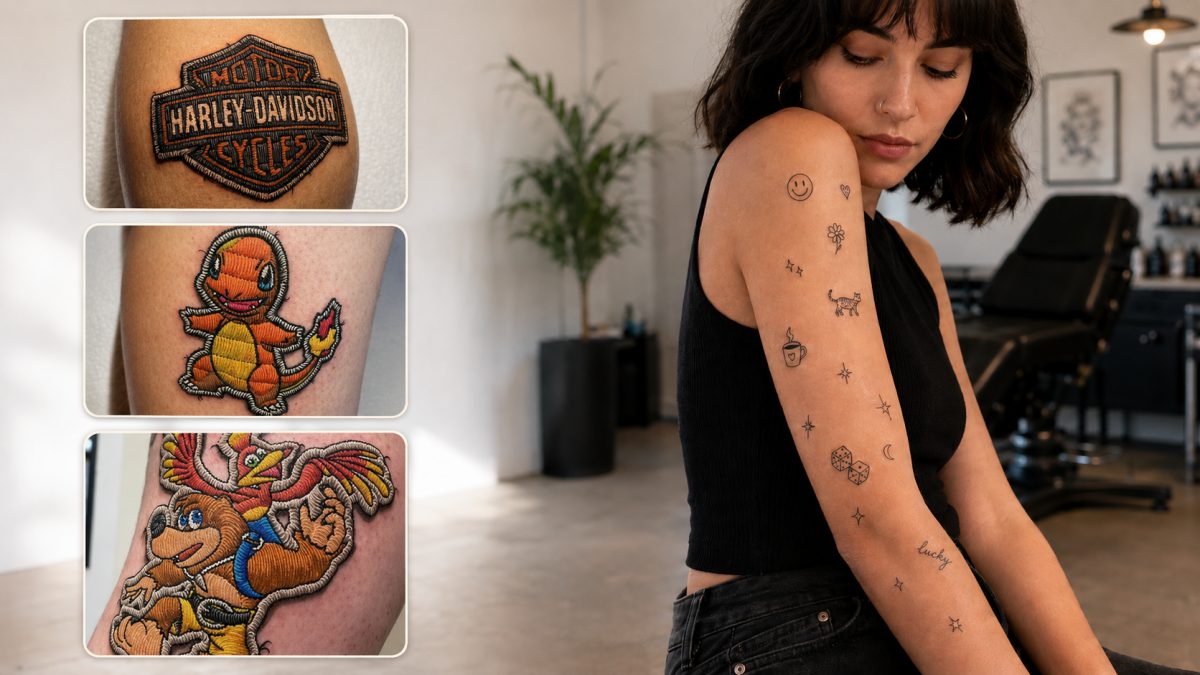 Sticker- & Patchwork-Tattoos: Der prägende Trend 2026