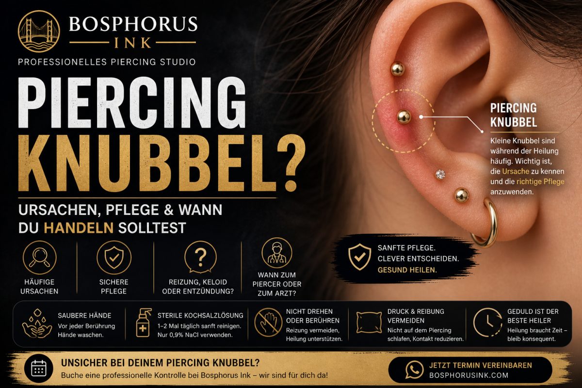 Piercing Bump Knubbel Keloid Entzuendung Unterschied