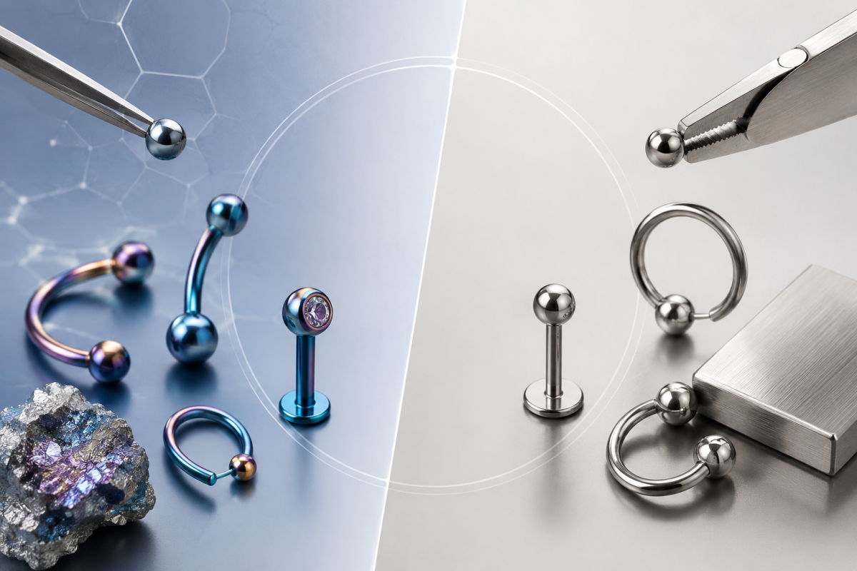 Piercing-Schmuck: Titan oder Chirurgenstahl? Ratgeber 2026