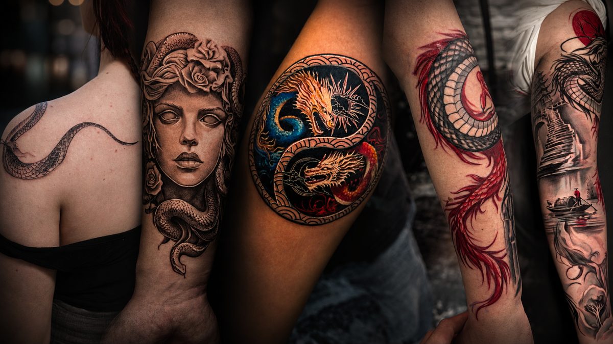 Schlangen- und Medusa-Tattoos: Bedeutung und Platzierung 2026