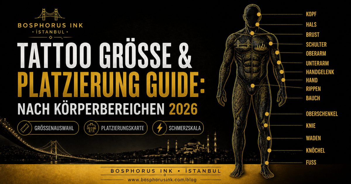 Tattoo Größe und Platzierung: Ratgeber nach Körperregion
