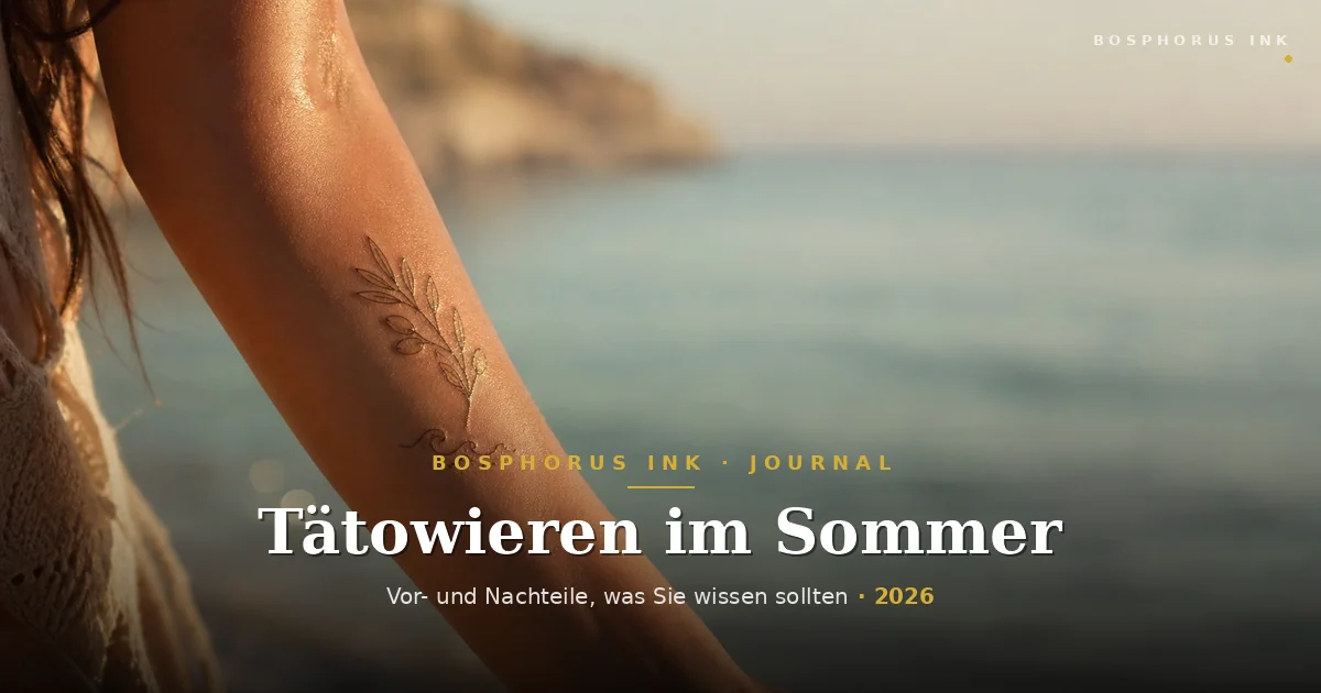 Tattoo im Sommer — Heilung, Sonnenschutz und Pflege-Leitfaden