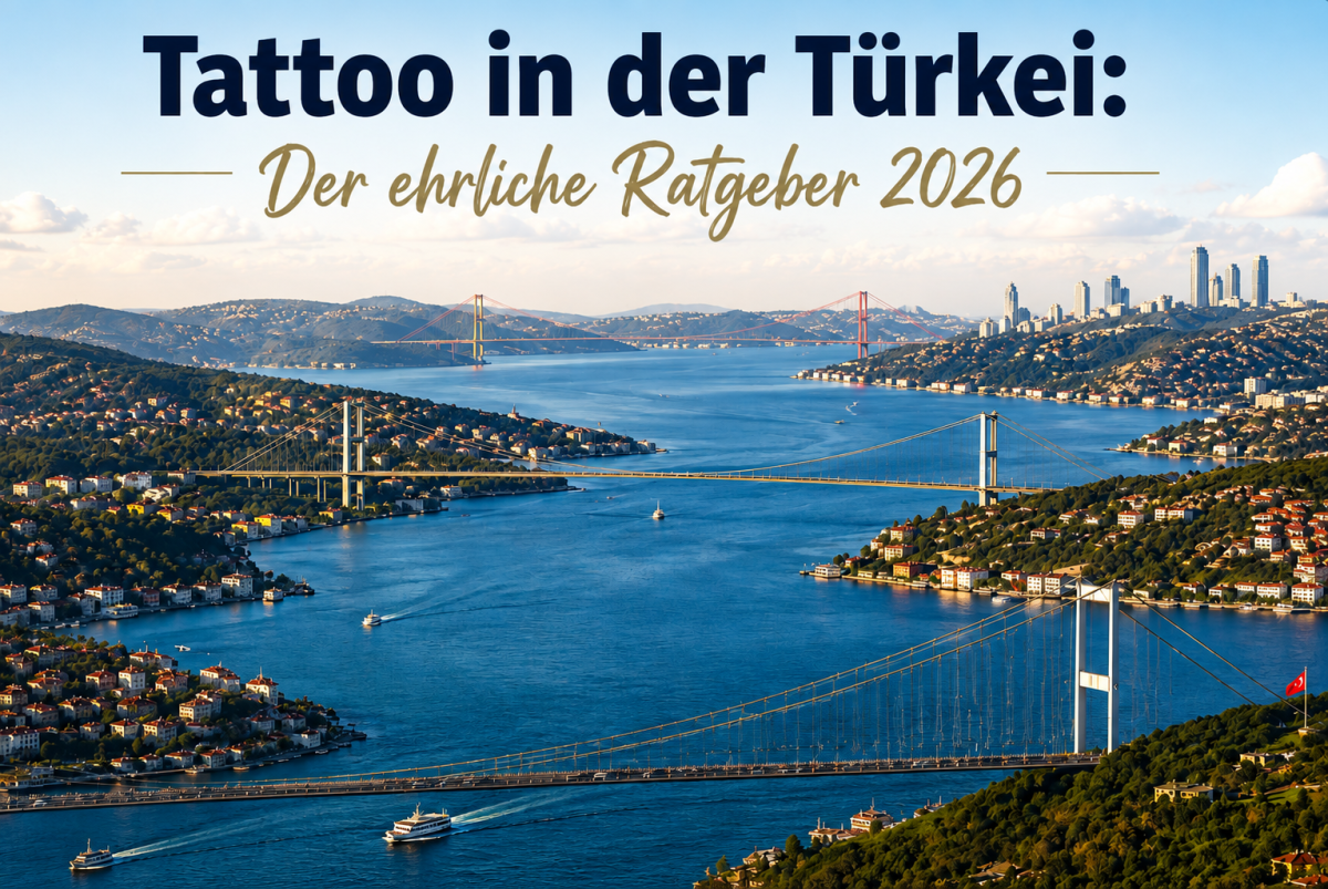 Tattoo in der Türkei Ratgeber — Bosporus und Brücken in Istanbul