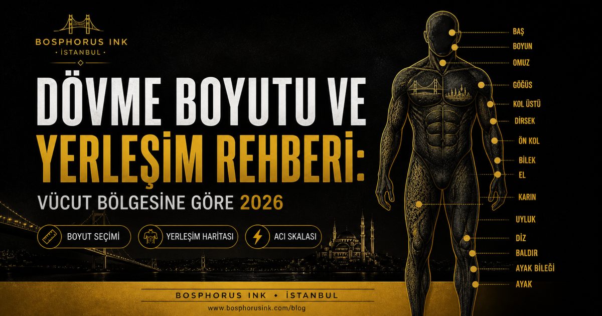 Dövme Boyutu ve Yerleşim Rehberi: Vücut Bölgesine Göre 2026