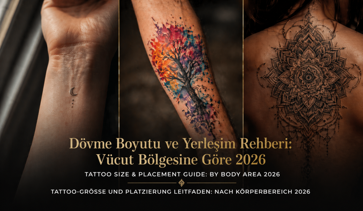 Tattoo size and placement guide by body area - Bosphorus Ink Istanbul