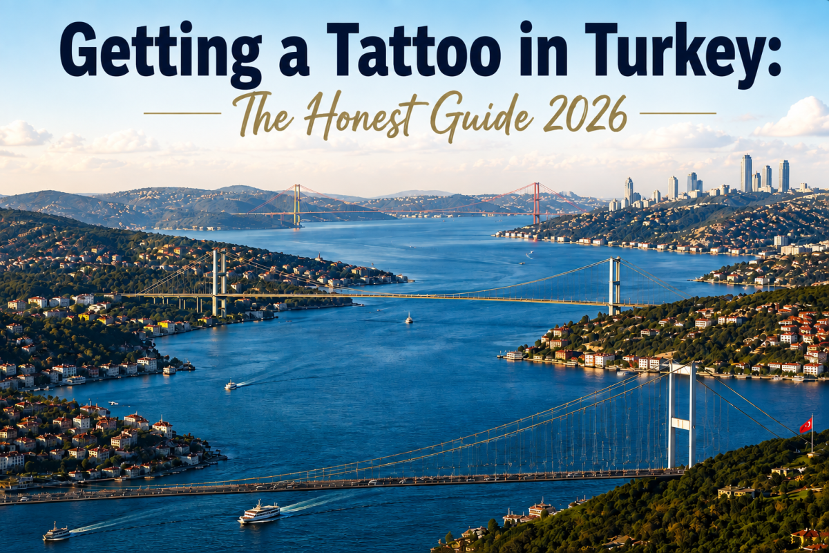Getting a tattoo in Turkey guide — Istanbul Bosphorus and bridges