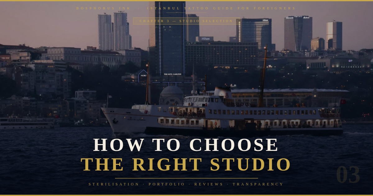 How to choose the right tattoo studio in Istanbul