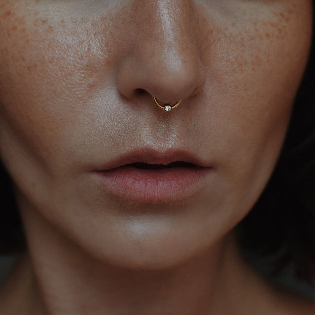 Septum piercing Istanbul - Professional septum piercing at Bosphorus Ink Besiktas and Pendik