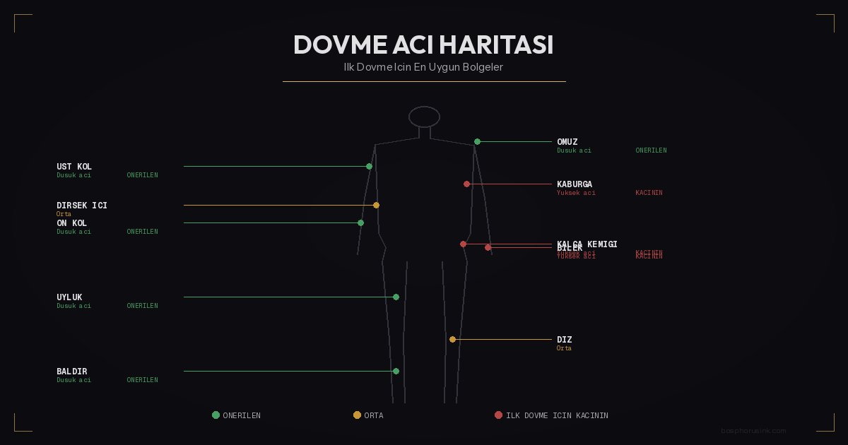 D&ouml;vme Acı Haritası - İlk D&ouml;vme İ&ccedil;in En Uygun B&ouml;lgeler