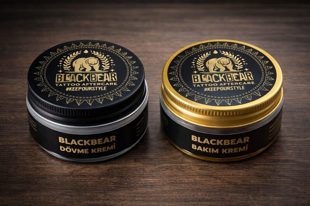 Dövme bakımı için BlackBear dövme kremi ve bakım kremi — Bosphorus Ink İstanbul