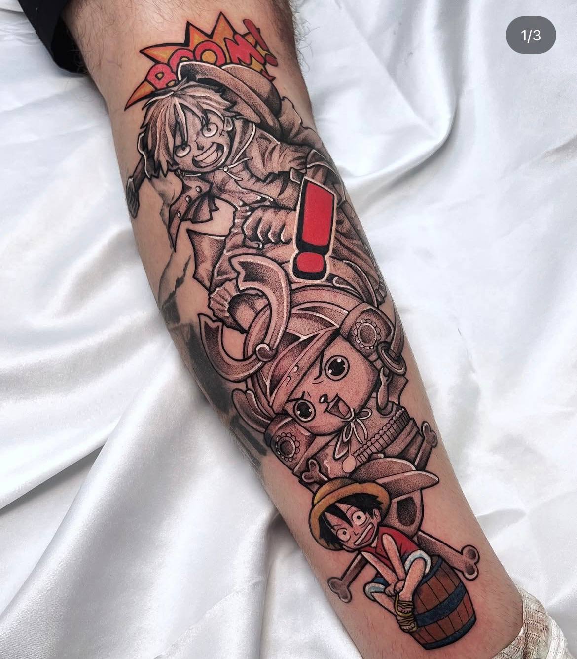 One Piece Luffy Chopper Sanji Anime Farb Arm | Bosphorus Ink - Tattoo · Bekir | Bosphorus Ink Portfolio