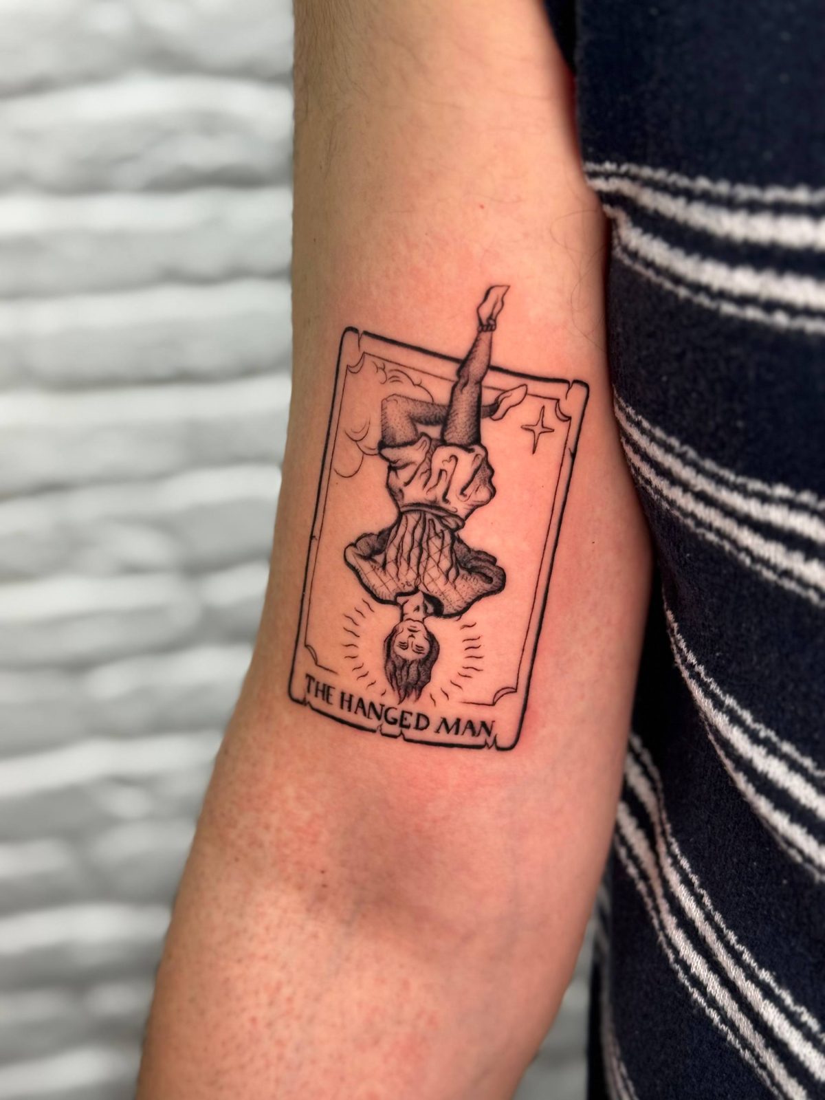 Der Gehängte Tarotkarte Arm Tattoo Istanbul - Tattoo · Rıdvan | Bosphorus Ink Portfolio