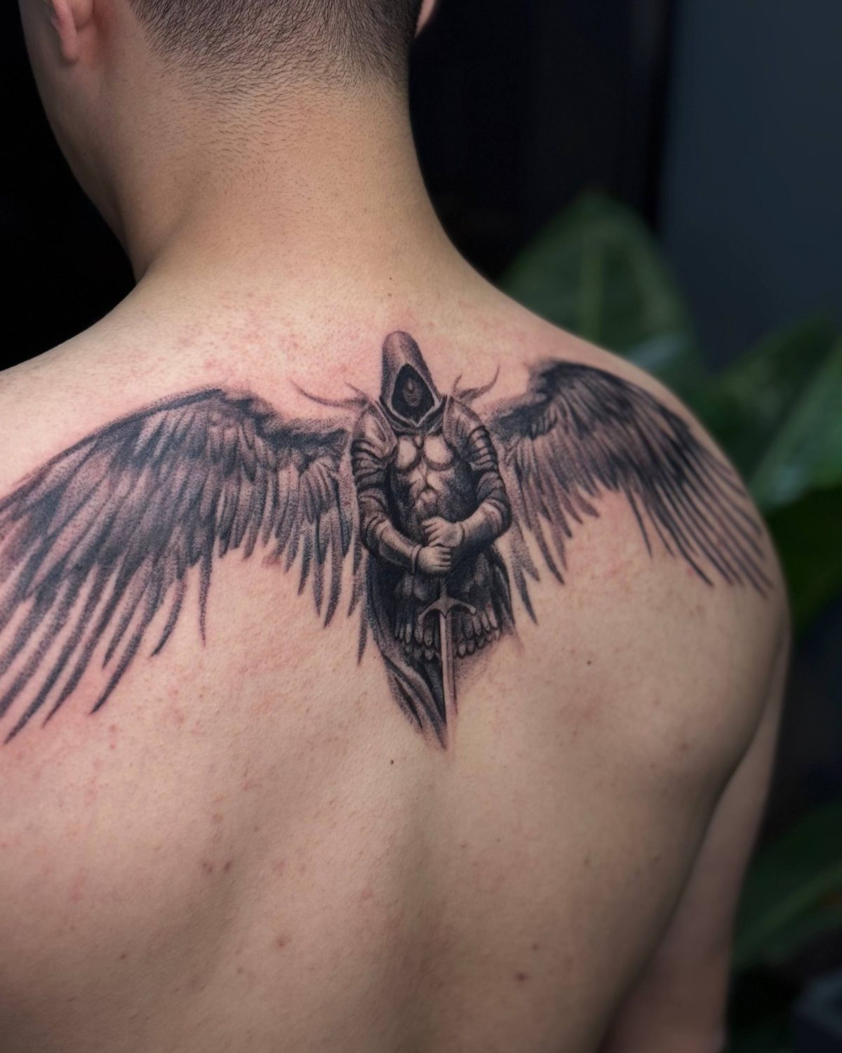 Assassin's Creed Engelflügel Rücken Tattoo Istanbul - Tattoo · Rıdvan | Bosphorus Ink Portfolio