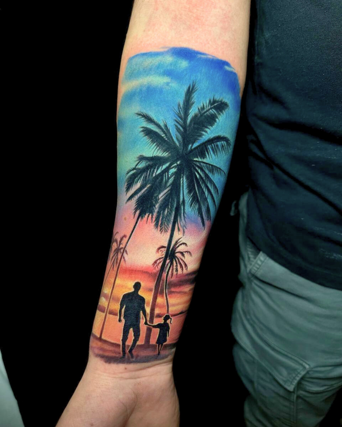 Colorful Family Design | Tattoo Istanbul | Bosphorus Ink - Tattoo | Bosphorus Ink Portfolio