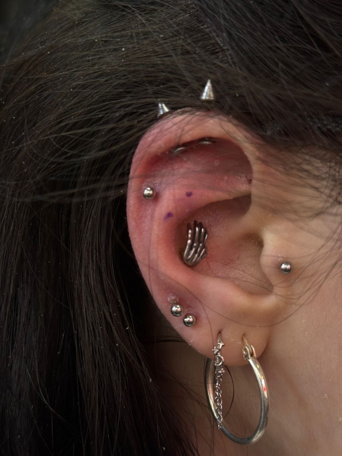Mehrfaches Ohr Piercing Kombination | Bosphorus Ink - Piercing · Gizem | Bosphorus Ink Portfolio