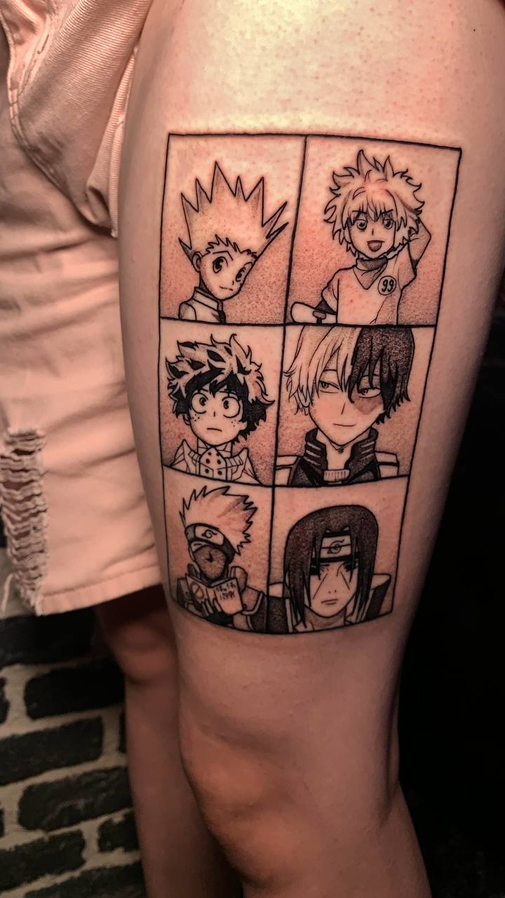 Anime Panel Composition Sleeve Arm Tattoo | Istanbul