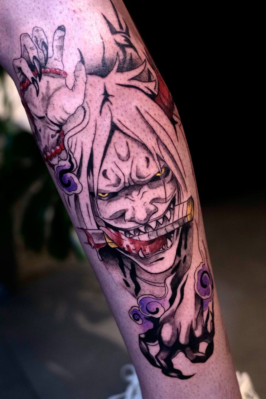 Anime Villain Face Tattoo | Istanbul