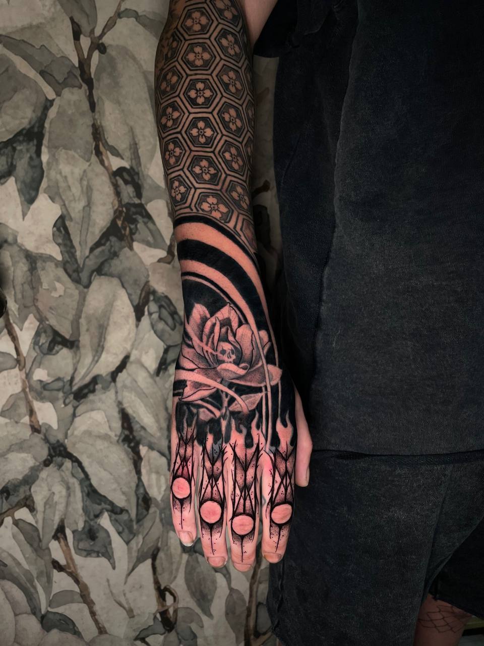 Elefant und Mandala-Rückentattoo | Geometrisch Istanbul - Geometrisches Tattoo | Bosphorus Ink Portfolio