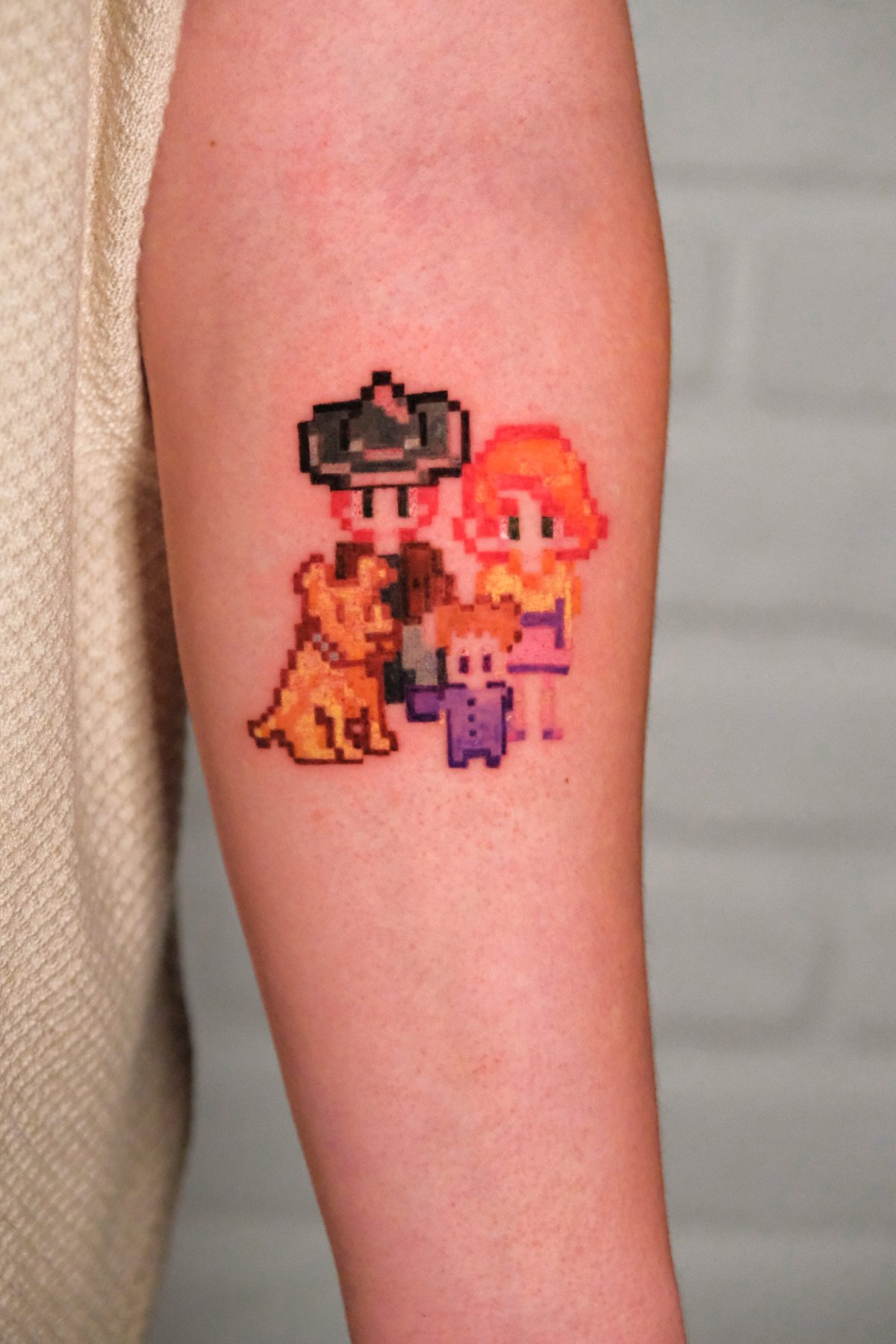 Stardew Valley Piksel Sanat Aile Kol Dövmesi | Bosphorus Ink - Tattoo · Sude | Bosphorus Ink Portfolio