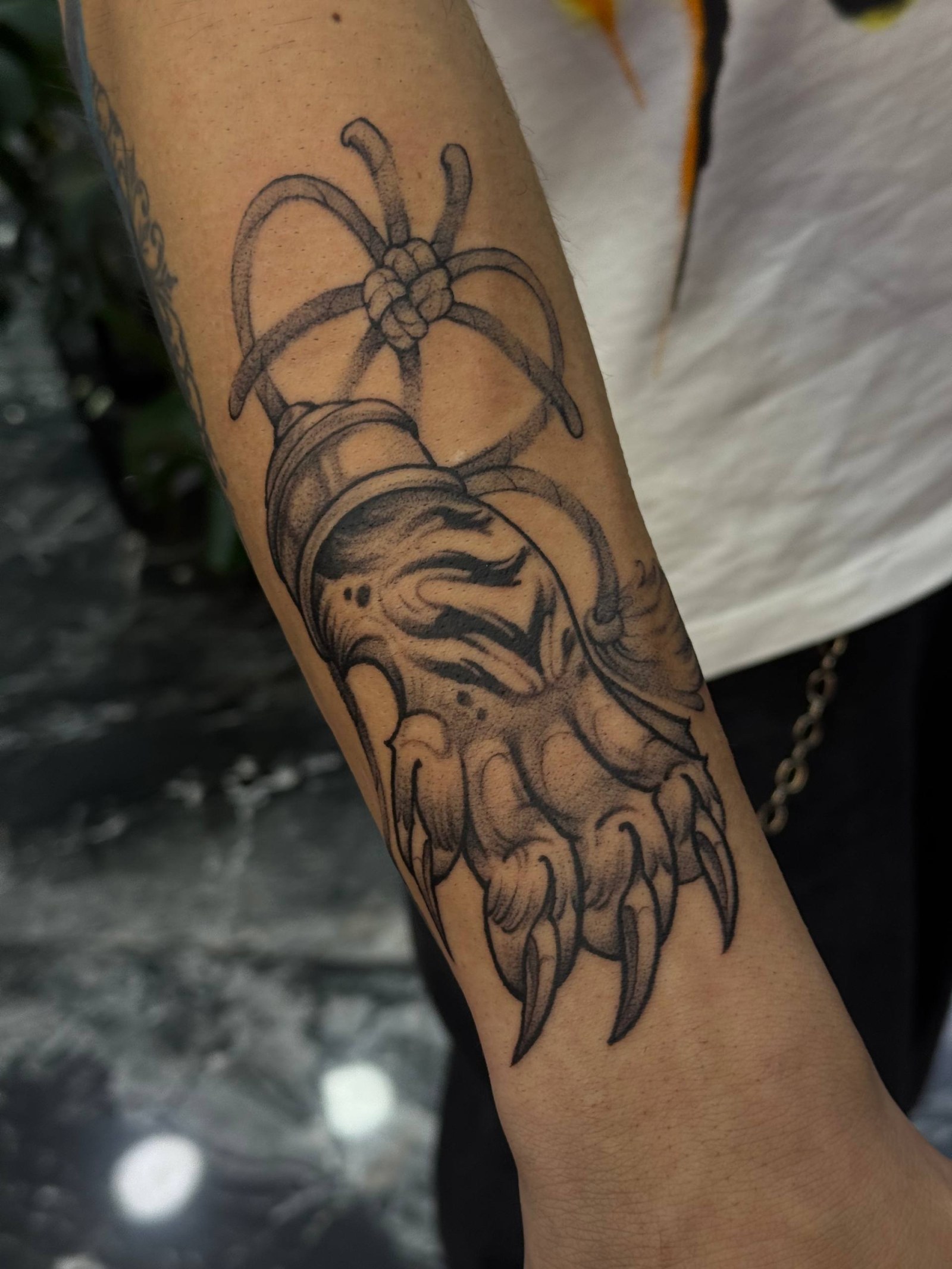 Custom Linework Pattern Arm Tattoo | Istanbul