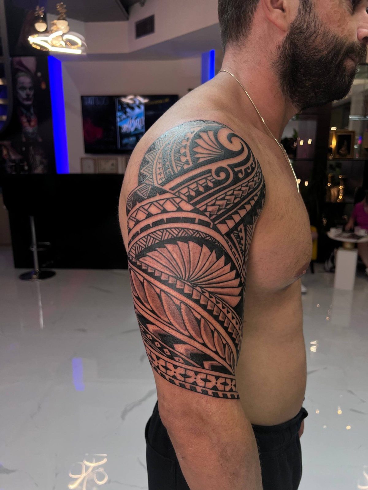 Maori Schultertattoo | Istanbul - Maori-Tattoo | Bosphorus Ink Portfolio