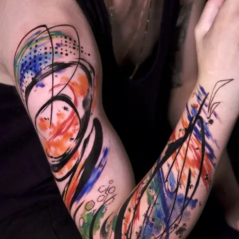 Watercolor Dövme